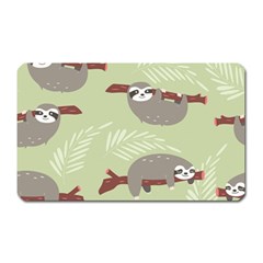 Sloths Pattern Design Magnet (rectangular) by Vaneshart