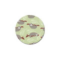 Sloths Pattern Design Golf Ball Marker by Vaneshart