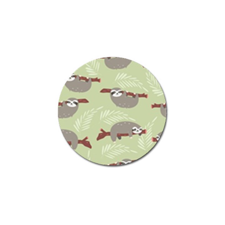 Sloths Pattern Design Golf Ball Marker (4 pack)