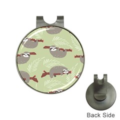 Sloths Pattern Design Hat Clips With Golf Markers by Vaneshart