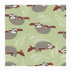 Sloths Pattern Design Medium Glasses Cloth by Vaneshart