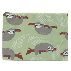 Sloths Pattern Design Cosmetic Bag (xxl) by Vaneshart