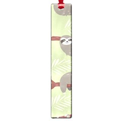 Sloths Pattern Design Large Book Marks by Vaneshart