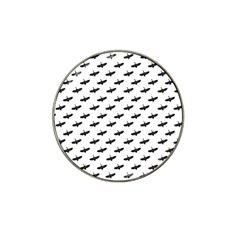 Freedom Concept Graphic Silhouette Pattern Hat Clip Ball Marker (10 Pack) by dflcprintsclothing