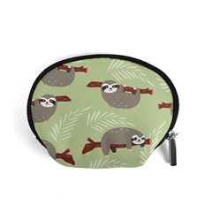 Sloths Pattern Design Accessory Pouch (small) by Vaneshart