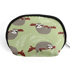 Sloths Pattern Design Accessory Pouch (medium) by Vaneshart