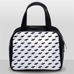 Freedom Concept Graphic Silhouette Pattern Classic Handbag (two Sides)