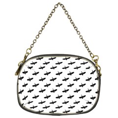 Freedom Concept Graphic Silhouette Pattern Chain Purse (two Sides)