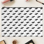 Freedom Concept Graphic Silhouette Pattern Cosmetic Bag (XXXL) Front