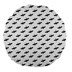 Freedom Concept Graphic Silhouette Pattern Large 18  Premium Flano Round Cushions