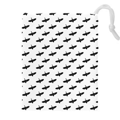 Freedom Concept Graphic Silhouette Pattern Drawstring Pouch (4xl) by dflcprintsclothing