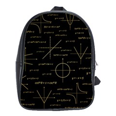 Abstract Math Pattern School Bag (large) by Vaneshart