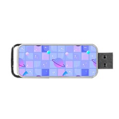 Seamless Pattern Pastel Galaxy Future Portable Usb Flash (two Sides) by Vaneshart