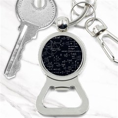 Mathematical Seamless Pattern With Geometric Shapes Formulas Bottle Opener Key Chain by Vaneshart