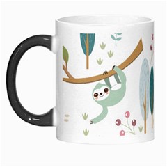 Pattern Sloth Woodland Morph Mugs by Vaneshart