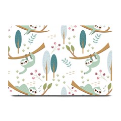 Pattern Sloth Woodland Plate Mats by Vaneshart