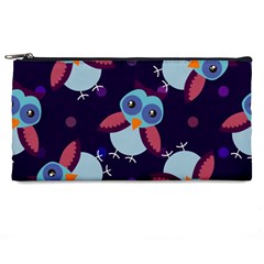 Owl Pattern Background Pencil Case by Vaneshart