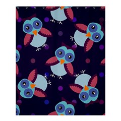 Owl Pattern Background Shower Curtain 60  X 72  (medium)  by Vaneshart