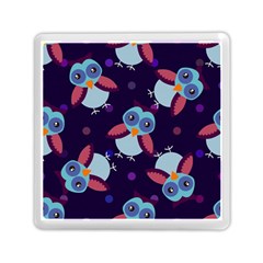 Owl Pattern Background Memory Card Reader (square) by Vaneshart