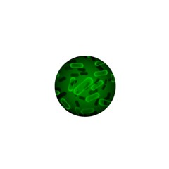 Green Rod Shaped Bacteria 1  Mini Buttons by Vaneshart