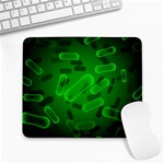 Green Rod Shaped Bacteria Large Mousepads Front