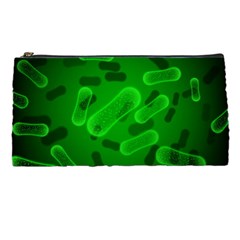 Green Rod Shaped Bacteria Pencil Case by Vaneshart