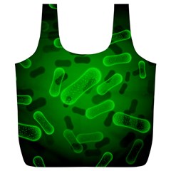 Green Rod Shaped Bacteria Full Print Recycle Bag (xl) by Vaneshart