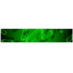 Green Rod Shaped Bacteria Large Flano Scarf  Front