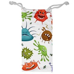 Dangerous Streptococcus Lactobacillus Staphylococcus Others Microbes Cartoon Style Vector Seamless Jewelry Bag by Vaneshart