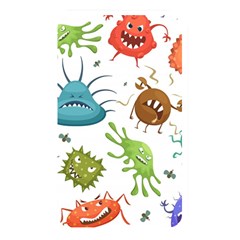 Dangerous Streptococcus Lactobacillus Staphylococcus Others Microbes Cartoon Style Vector Seamless Memory Card Reader (rectangular) by Vaneshart