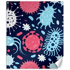 Seamless Pattern Microbes Virus Vector Illustration Canvas 20  X 24  by Vaneshart