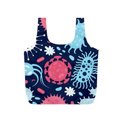 Seamless Pattern Microbes Virus Vector Illustration Full Print Recycle Bag (s) by Vaneshart