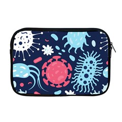 Seamless Pattern Microbes Virus Vector Illustration Apple Macbook Pro 17  Zipper Case by Vaneshart