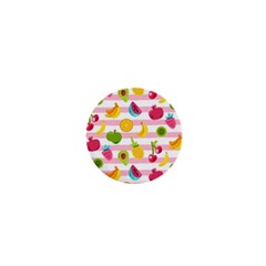 Tropical Fruits Berries Seamless Pattern 1  Mini Buttons by Vaneshart