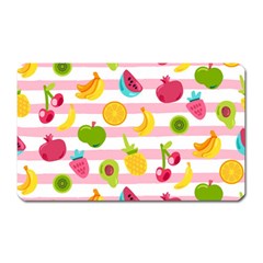 Tropical Fruits Berries Seamless Pattern Magnet (rectangular) by Vaneshart