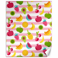 Tropical Fruits Berries Seamless Pattern Canvas 16  X 20  by Vaneshart