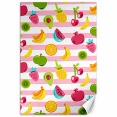 Tropical Fruits Berries Seamless Pattern Canvas 20  X 30  by Vaneshart