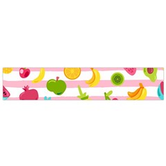 Tropical Fruits Berries Seamless Pattern Small Flano Scarf