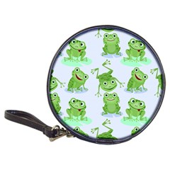 Cute Green Frogs Seamless Pattern Classic 20-cd Wallets by Vaneshart