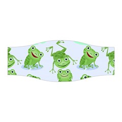 Cute Green Frogs Seamless Pattern Stretchable Headband by Vaneshart