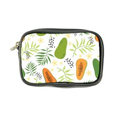 Seamless Tropical Pattern With Papaya Coin Purse by Vaneshart