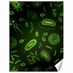 Bacteria Virus Seamless Pattern Inversion Canvas 18  X 24  by Vaneshart