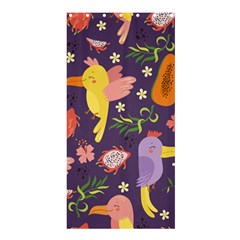 Exotic Seamless Pattern With Parrots Fruits Shower Curtain 36  X 72  (stall)  by Vaneshart