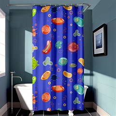 Virus Seamless Pattern Shower Curtain 36  X 72  (stall)  by Vaneshart