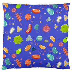 Virus Seamless Pattern Large Cushion Case (one Side) by Vaneshart