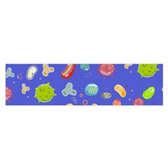 Virus Seamless Pattern Satin Scarf (oblong) by Vaneshart