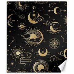 Asian Seamless Pattern With Clouds Moon Sun Stars Vector Collection Oriental Chinese Japanese Korean Canvas 20  X 24  by Vaneshart