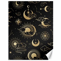 Asian Seamless Pattern With Clouds Moon Sun Stars Vector Collection Oriental Chinese Japanese Korean Canvas 36  X 48  by Vaneshart