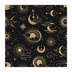 Asian Seamless Pattern With Clouds Moon Sun Stars Vector Collection Oriental Chinese Japanese Korean Medium Glasses Cloth (2 Sides) by Vaneshart