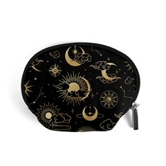 Asian Seamless Pattern With Clouds Moon Sun Stars Vector Collection Oriental Chinese Japanese Korean Accessory Pouch (small) by Vaneshart